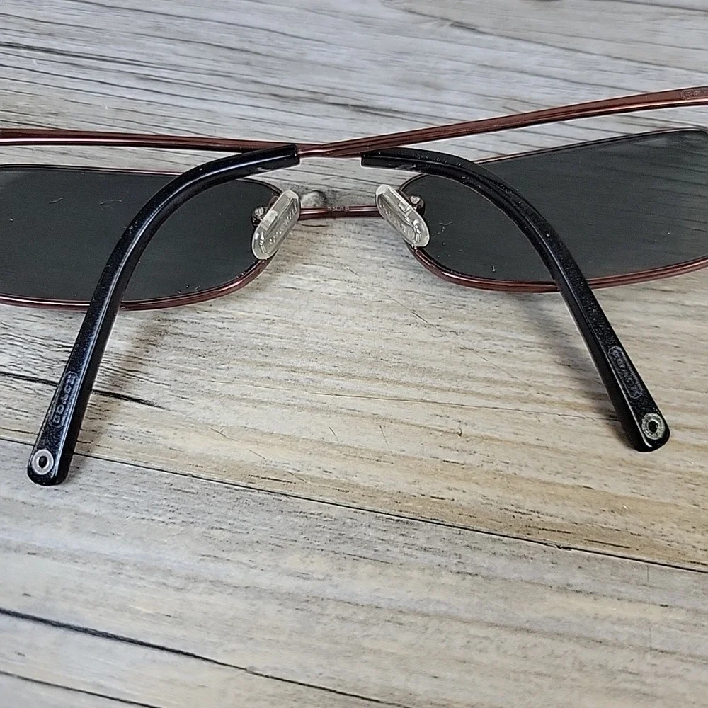 Coach Selma 121 Bordeaux Eyeglass Frames 53-18 135mm Full Rim‎ Metal Rectangular